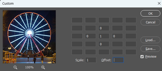PhotoShop Custom Filter
